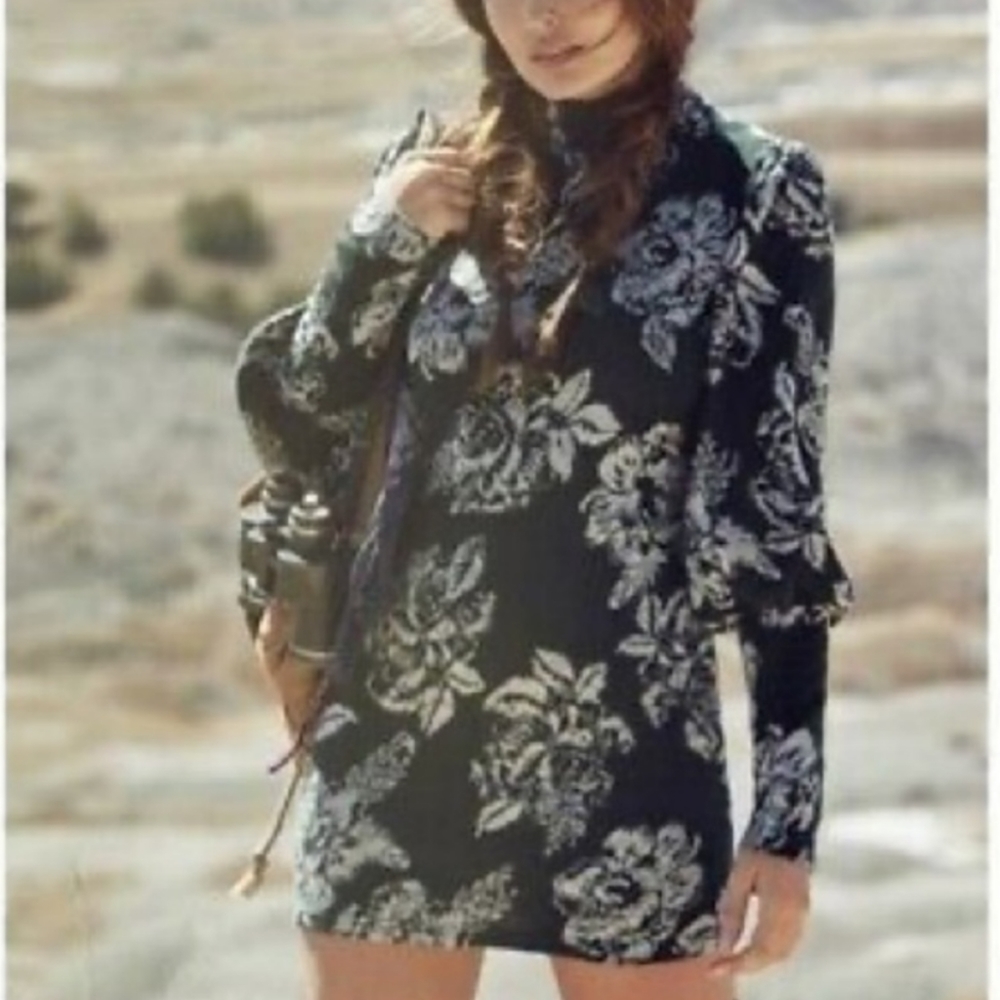 Free People Farrah Mock Neck Sweater Dress - Picture 14 of 16